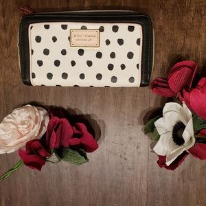 Betsey Johnson polka dot wallet